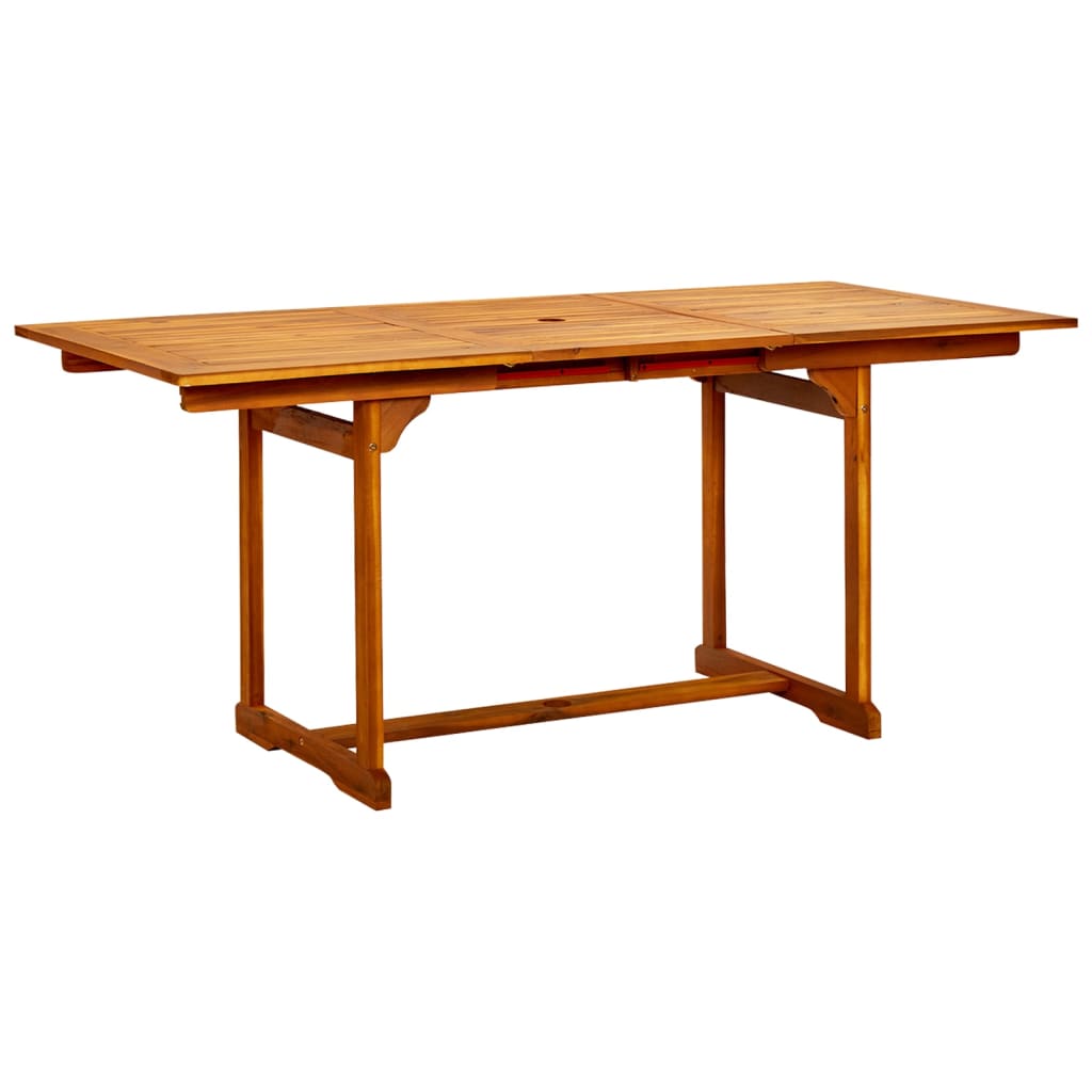 Garden Dining Set | Natural Wood | Solid Acacia Wood | 5 Piece Set