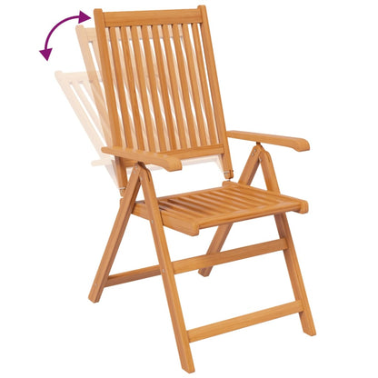 Garden Dining Set | Natural Wood | Solid Acacia Wood | 5 Piece Set