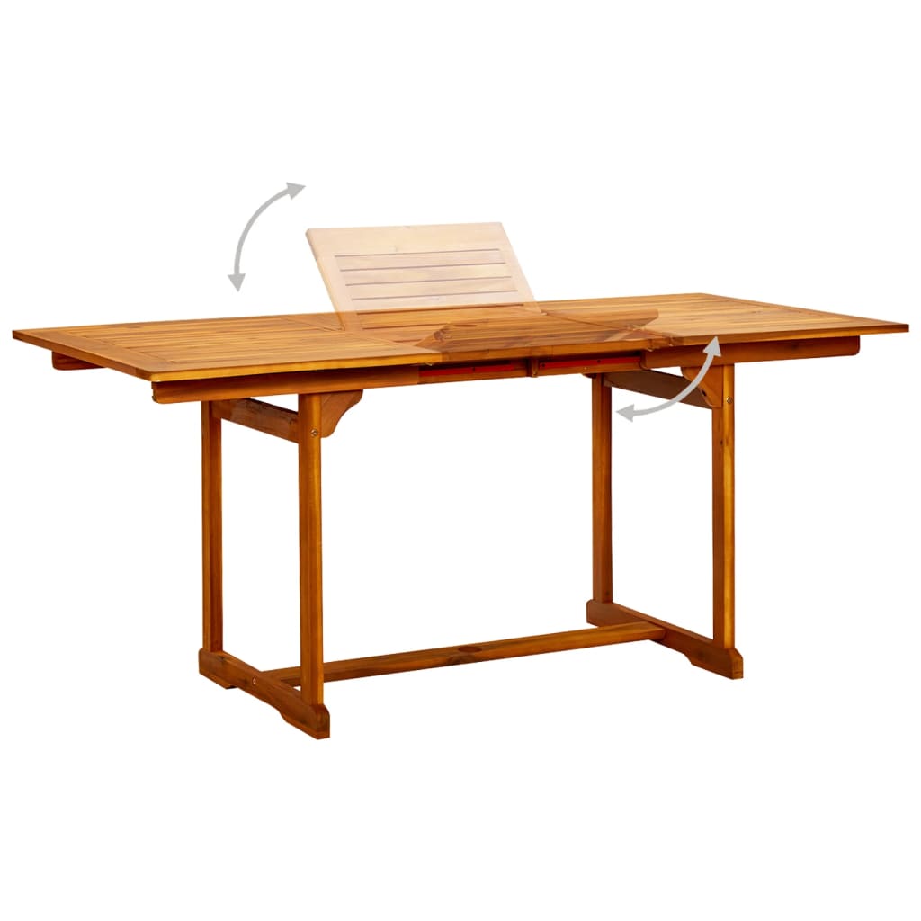 Garden Dining Set | Natural Wood | Solid Acacia wood | Medium