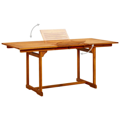 Garden Dining Set | Natural Wood | Solid Acacia wood | Medium