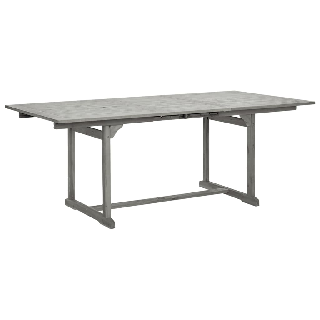 Garden Dining Set | Grey | Solid Acacia wood | Standard |  Extendable