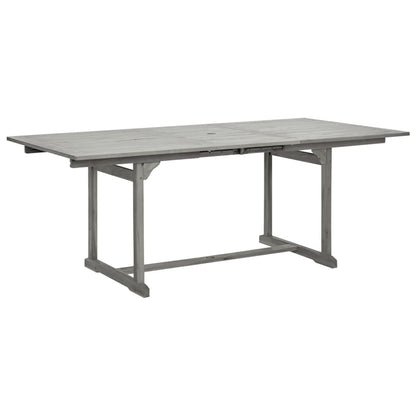 Garden Dining Set | Grey | Solid Acacia wood | Standard |  Extendable