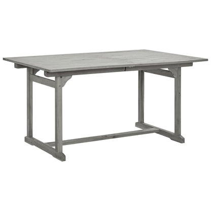 Garden Dining Set | Grey | Solid Acacia wood | Standard |  Extendable
