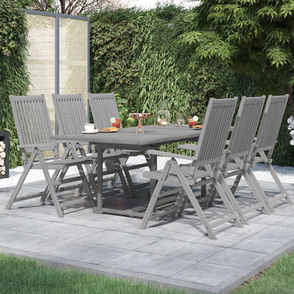 Garden Dining Set | Grey | Solid Acacia wood | Standard |  Extendable