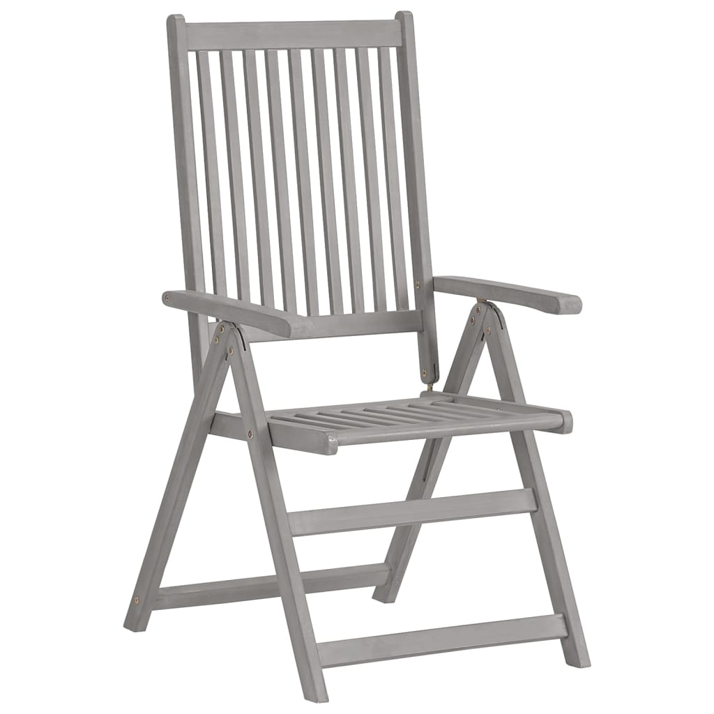 Garden Dining Set | Grey | Solid acacia wood | Standard | Extendable