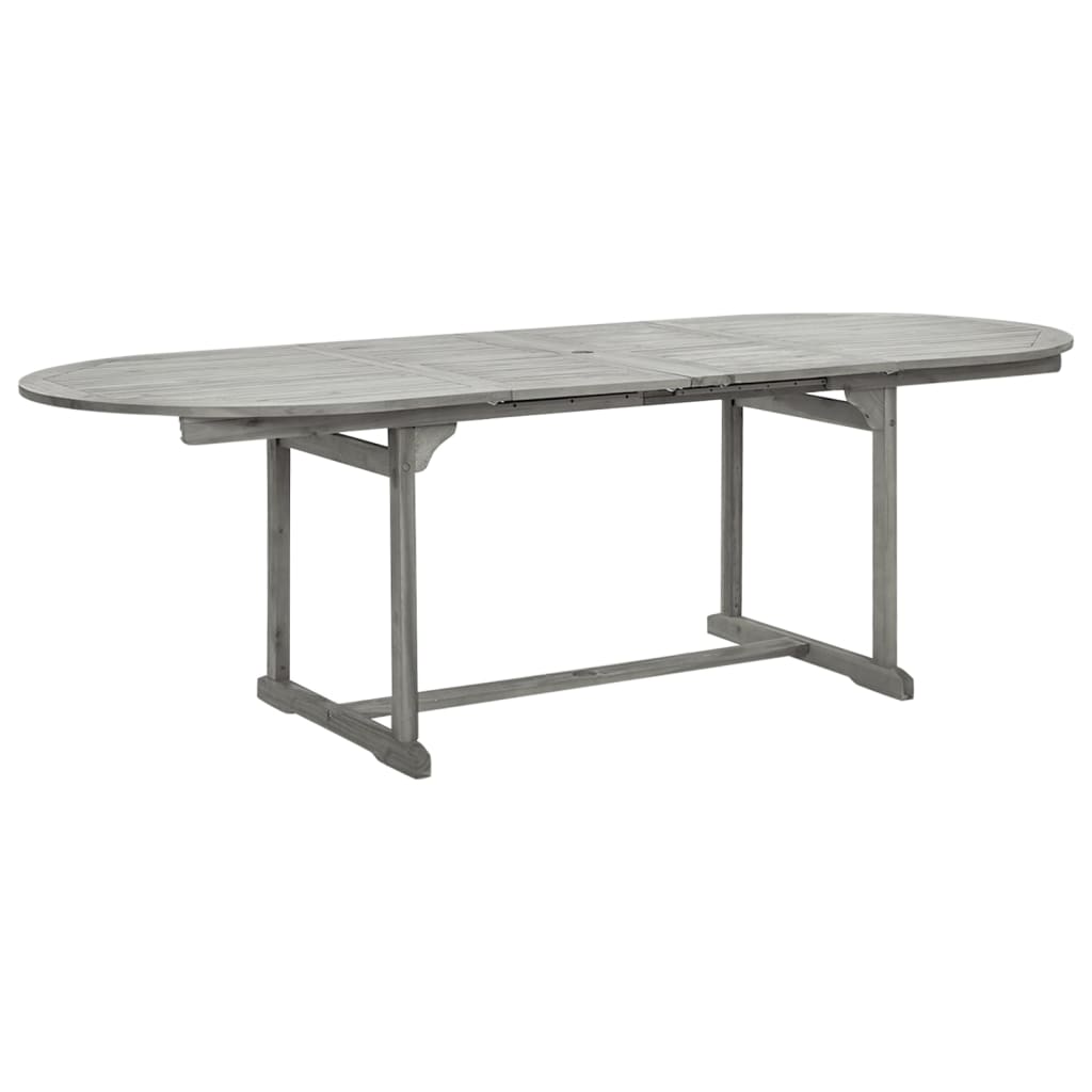 Garden Dining Set | Grey | Solid Acacia wood with grey wash finish
