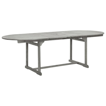 Garden Dining Set | Grey | Solid Acacia wood with grey wash finish