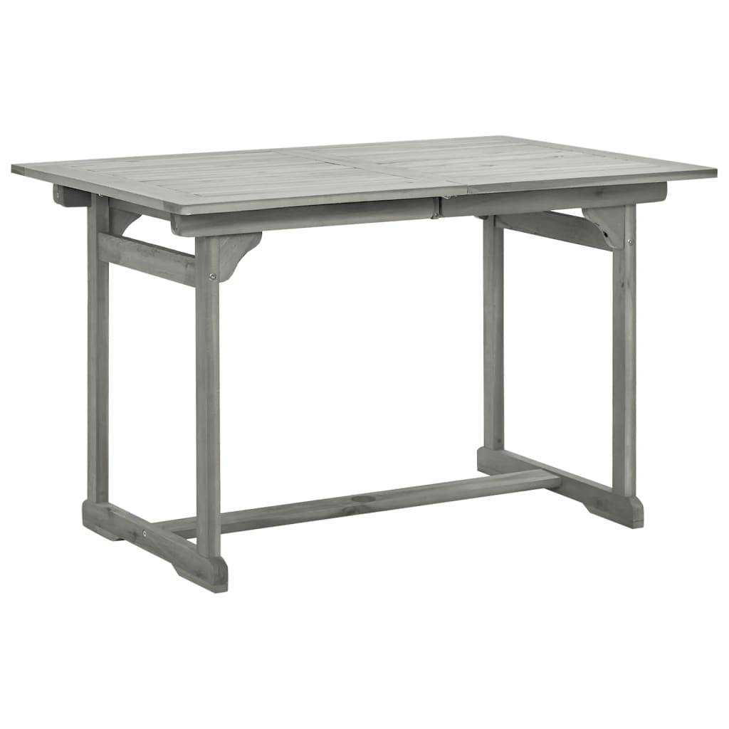 Garden Dining Set | Grey | Solid Acacia wood | Standard | Extendable