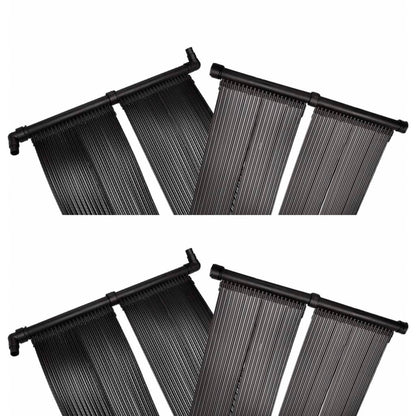Solar Pool Heater | Set of 4 | Black | Plastic | Large