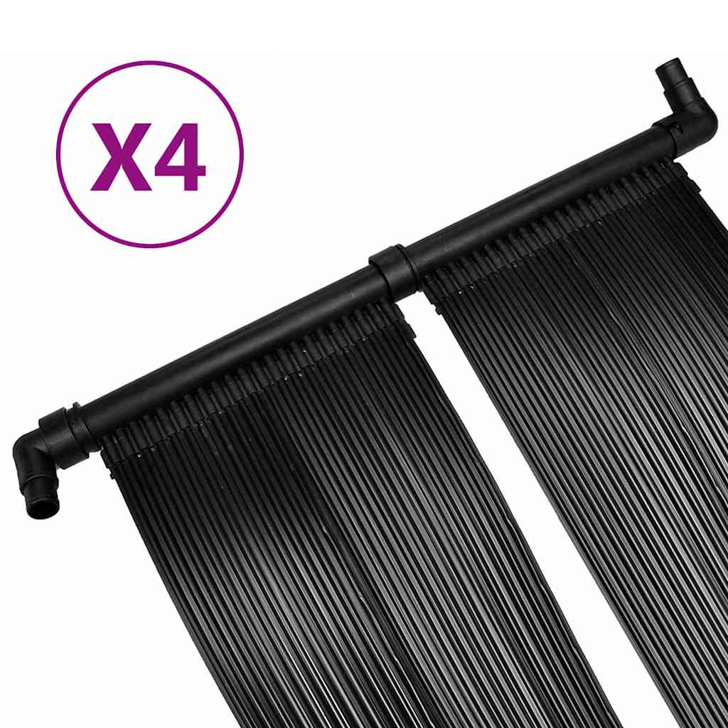 Solar Pool Heater Panel 4 pcs 80x620 cm