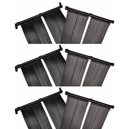 Solar Pool Heater | Set of 6 | Black | PVC | Large | Solar Pool Heater
