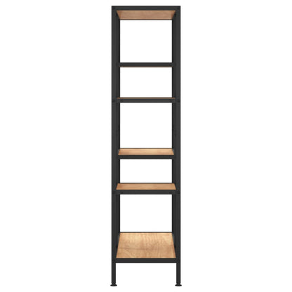 Book Shelf 80x30x120 cm Steel and Engineered Wood