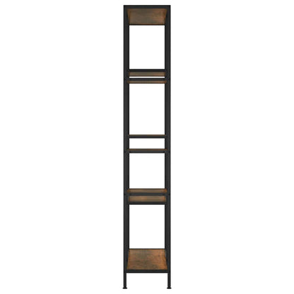 Book Shelf 80x30x180 cm Steel and Engineered Wood