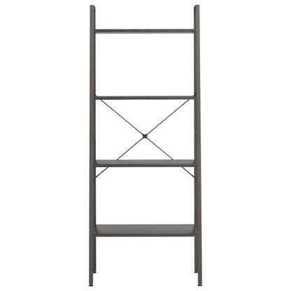 4-Tier Standing Shelf Black 56x35x140 cm