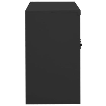 Office Cabinet Anthracite 90x40x70 cm Steel