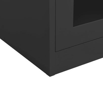 Office Cabinet Anthracite 90x40x70 cm Steel