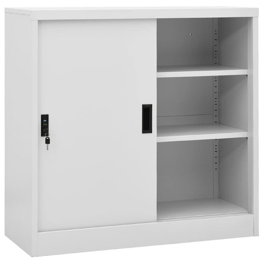 Office Cabinet | Light grey | Steel | Medium | Locks | Office Cabinet