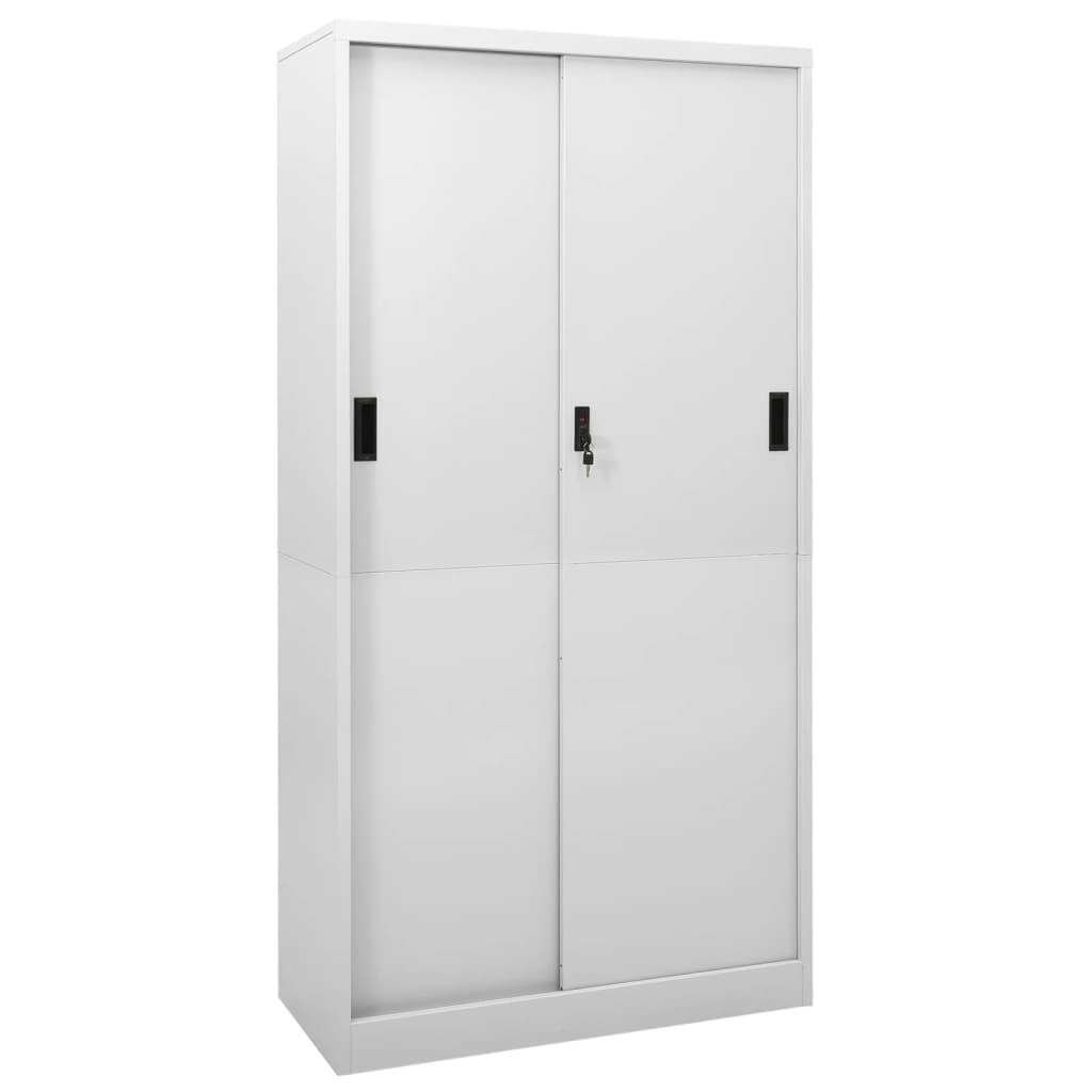 Office Cabinet | Light Grey | Steel | Large | Office Cabinet