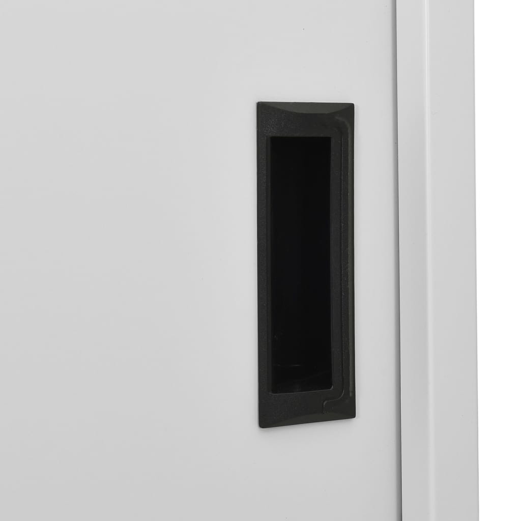 Office Cabinet | Light Grey | Steel | Large | Office Cabinet