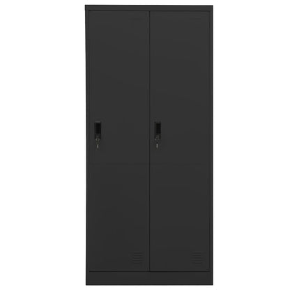 Wardrobe Anthracite 80x50x180 cm Steel