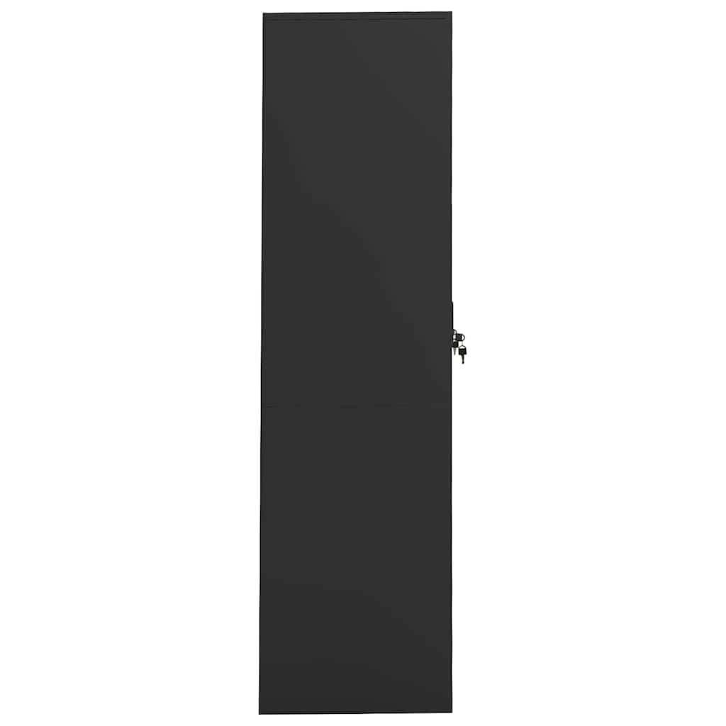 335969 vidaXL Wardrobe Anthracite 80x50x180 cm Steel