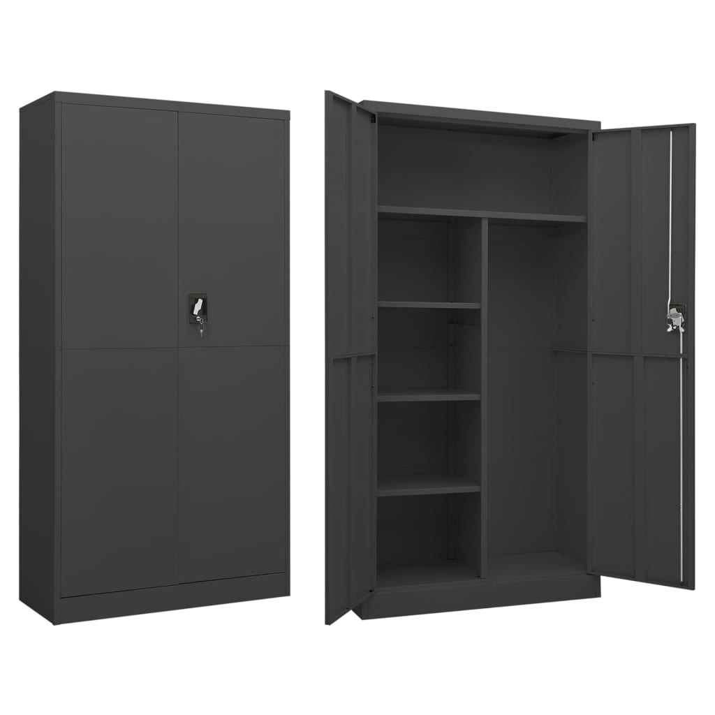 Locker Cabinet | Anthracite | Steel | Locker Cabinet | Rectangular