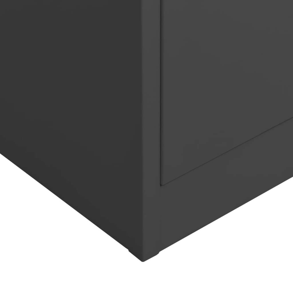 Locker Cabinet | Anthracite | Steel | Locker Cabinet | Rectangular