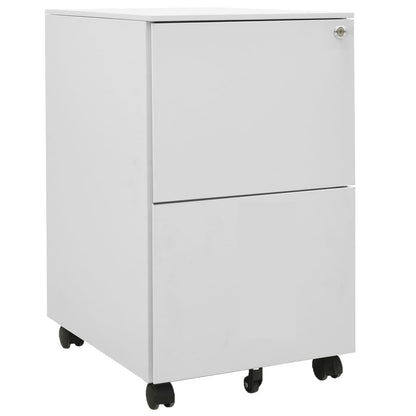 File Cabinet | Light grey | Steel | 39x45x67 cm | File Cabinet