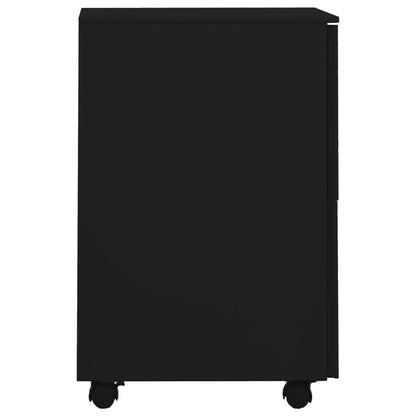File Cabinet | Black | Steel | 39x45x67 cm | File Cabinet | Rectangular