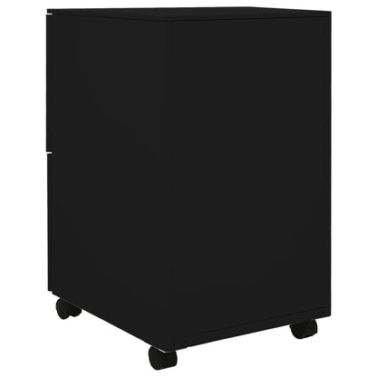 File Cabinet | Black | Steel | 39x45x67 cm | File Cabinet | Rectangular