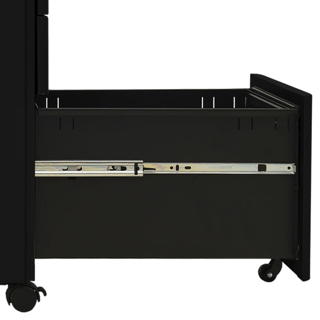 File Cabinet | Black | Steel | File Cabinet | Rectangular | Modern