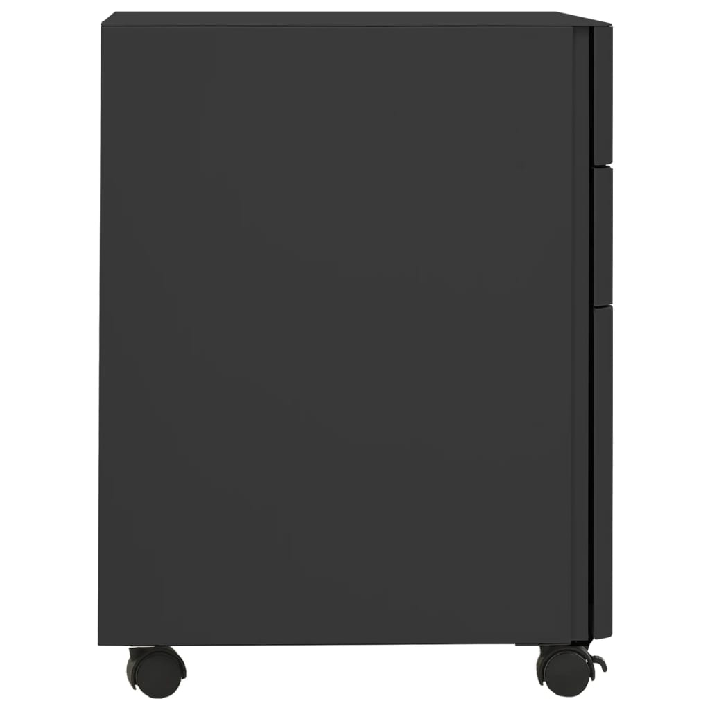 File Cabinet | Anthracite | Steel | 30x45x59 cm | Drawers | File Cabinet