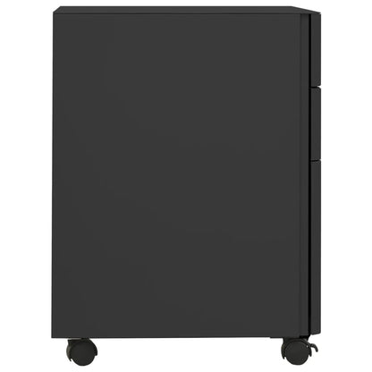 File Cabinet | Anthracite | Steel | 30x45x59 cm | Drawers | File Cabinet