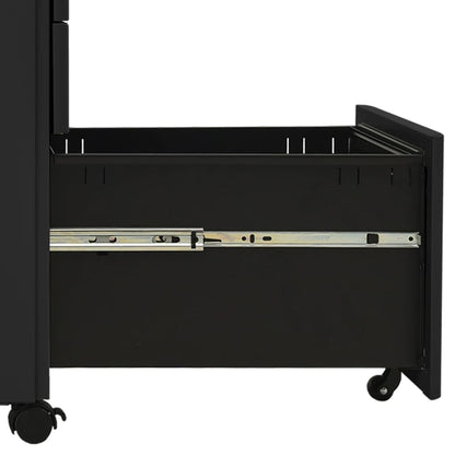 File Cabinet | Anthracite | Steel | 30x45x59 cm | Drawers | File Cabinet