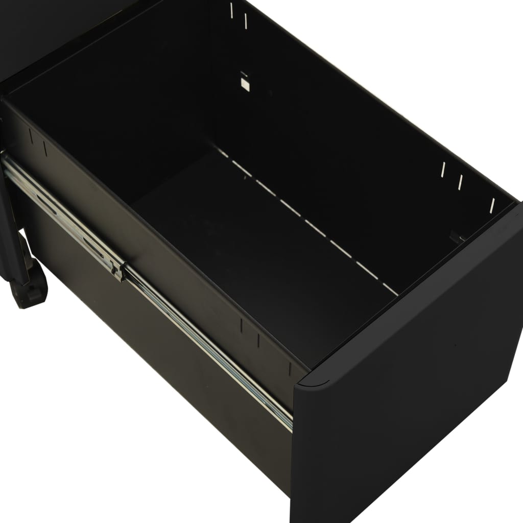 File Cabinet | Anthracite | Steel | 30x45x59 cm | Drawers | File Cabinet
