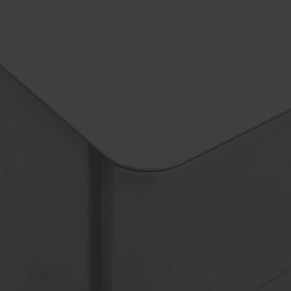 File Cabinet | Anthracite | Steel | 30x45x59 cm | Drawers | File Cabinet