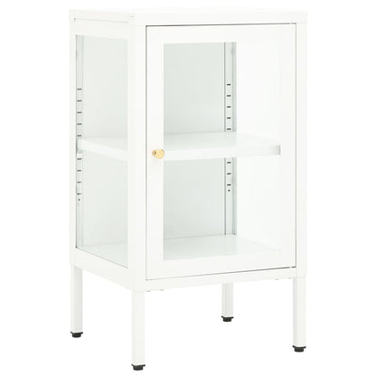 336062 vidaXL Sideboard 38x35x70 cm Metal and Glass
