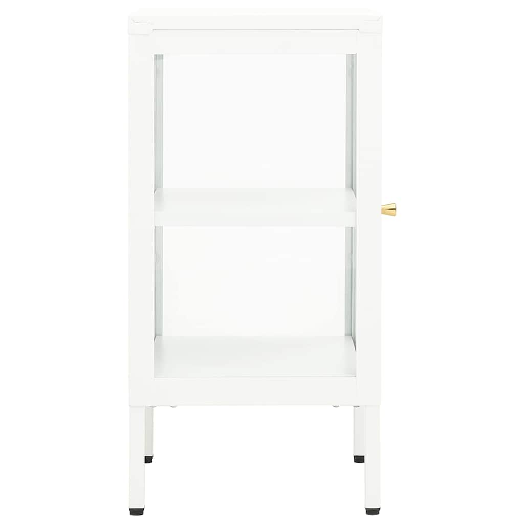 336062 vidaXL Sideboard 38x35x70 cm Metal and Glass