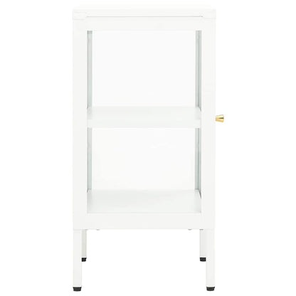 336062 vidaXL Sideboard 38x35x70 cm Metal and Glass