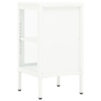 336062 vidaXL Sideboard 38x35x70 cm Metal and Glass