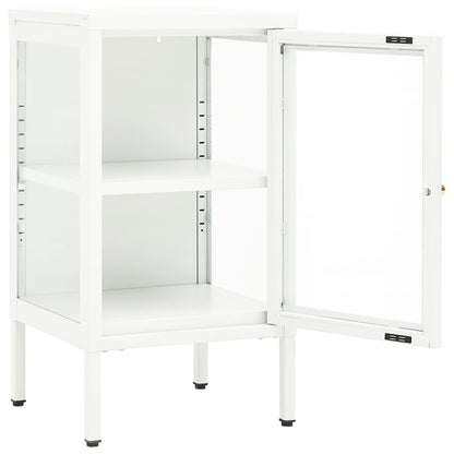 336062 vidaXL Sideboard 38x35x70 cm Metal and Glass
