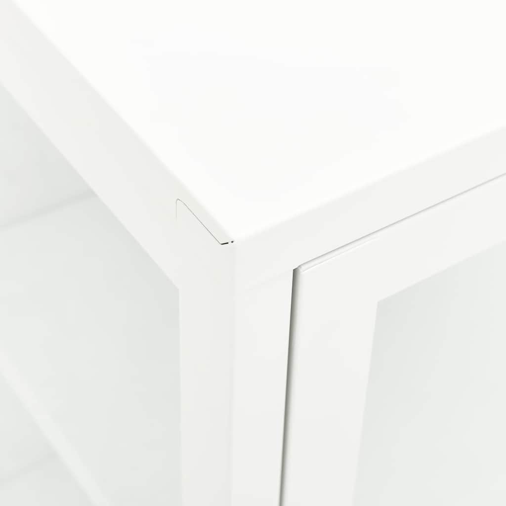 336062 vidaXL Sideboard 38x35x70 cm Metal and Glass