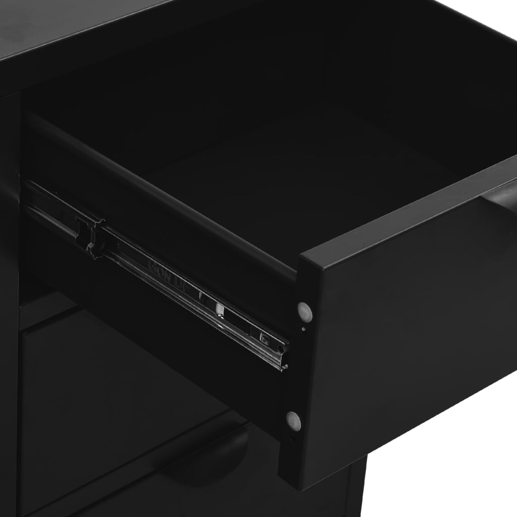 Sideboard | Black | Steel | Medium | Sideboard | Rectangular | Modern