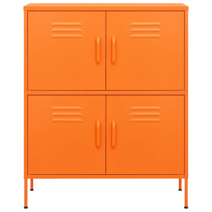 Storage Cabinet | Orange | Steel | Medium | Storage Cabinet | Rectangular