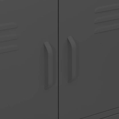 Storage Cabinet Anthracite 80x35x101.5 cm Steel