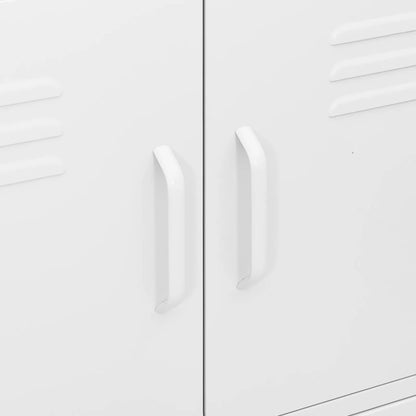 Storage Cabinet | White | Steel | 80 x 35 x 101.5 cm
