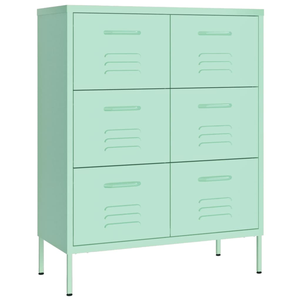 Drawer Cabinet | Mint | Steel | Medium | Levelers | Drawer Cabinet