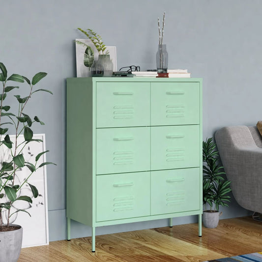 Drawer Cabinet | Mint | Steel | Medium | Levelers | Drawer Cabinet