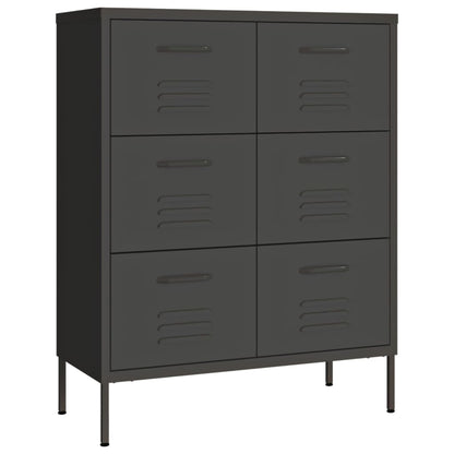 Drawer Cabinet | Anthracite | Steel | Medium | Drawer Cabinet