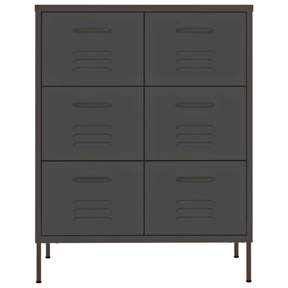 Drawer Cabinet | Anthracite | Steel | Medium | Drawer Cabinet